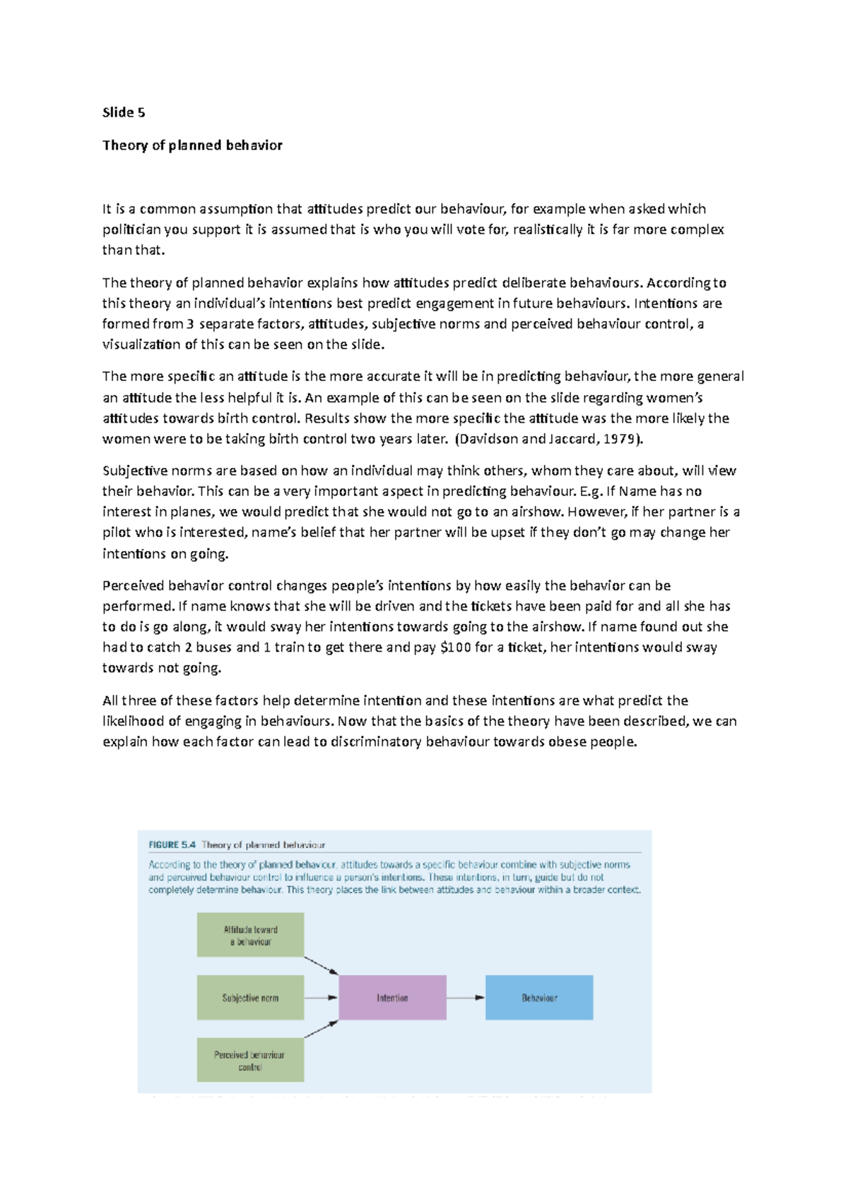 The Theory Of Planned Behavior Edit For Site - Slide 5 Theory Of ...