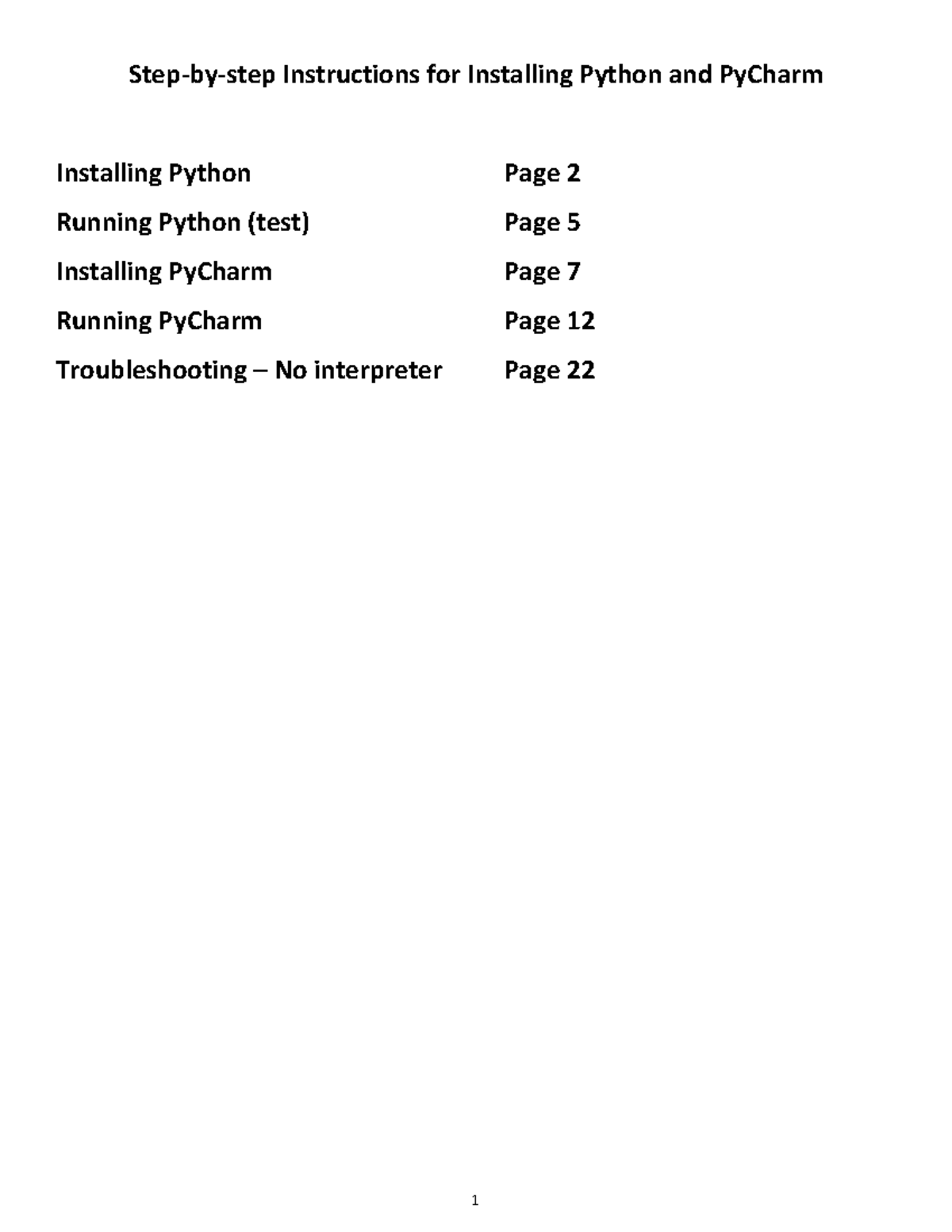 Python Installation Instructions - Step-by-step Instructions for ...