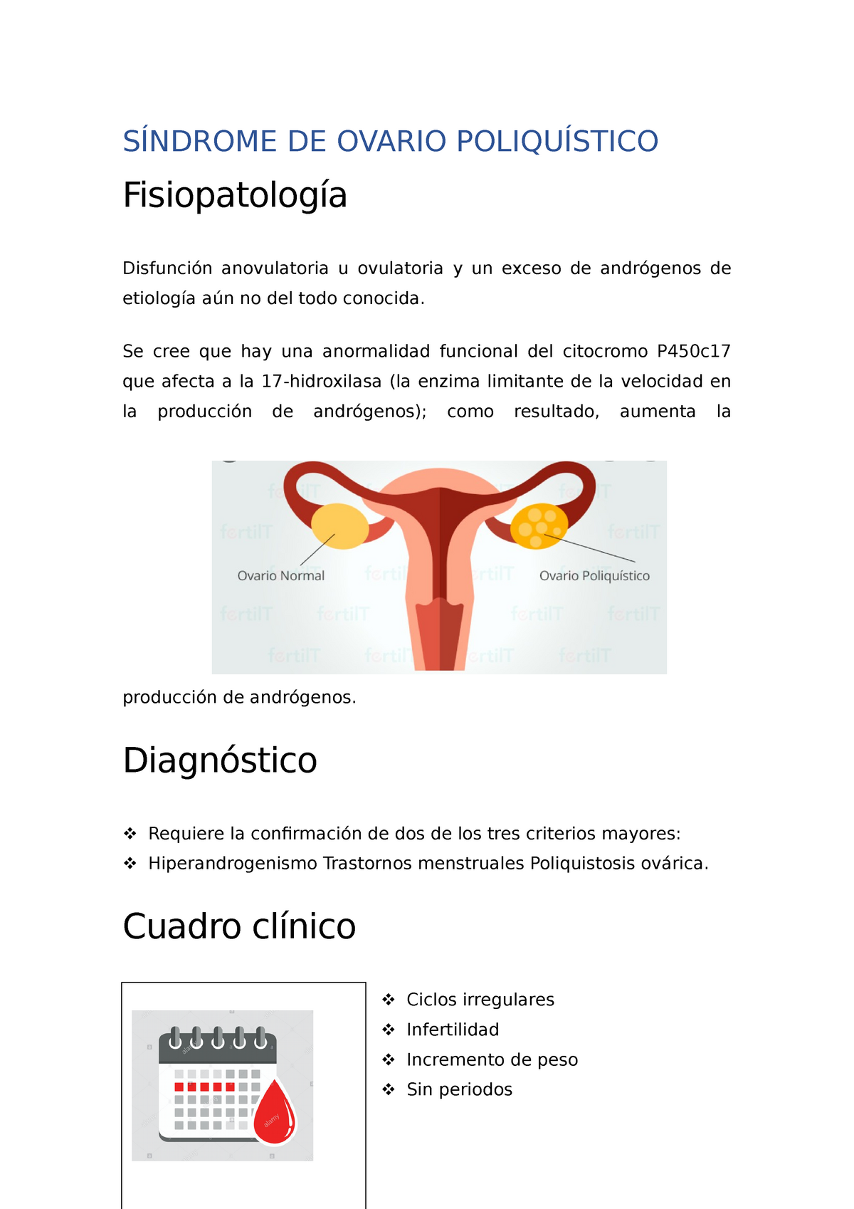 Síndrome De Ovario Poliquístico SÍndrome De Ovario PoliquÍstico Fisiopatología Disfunción 3856