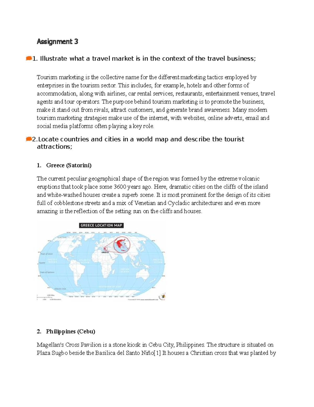 Assignment 3 - special topics about tourism - Assignment 3 1 ...