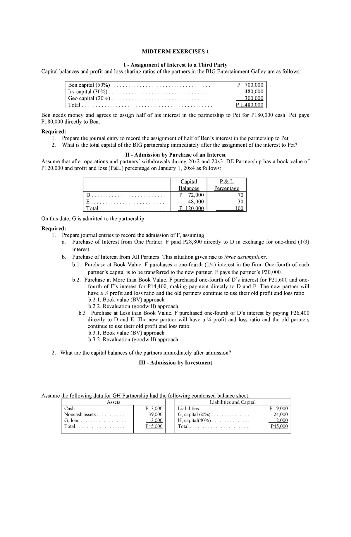 Pdfcoffee - Practice Questions For Admission By Investment With ...