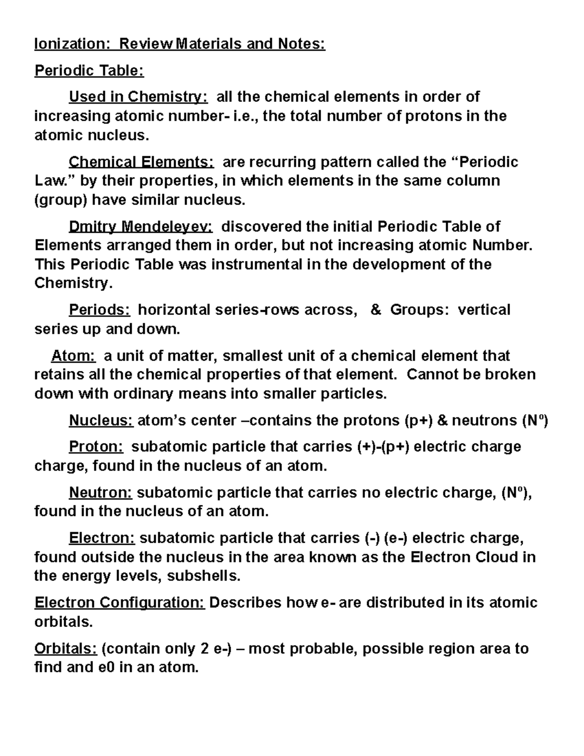 Ionization Need To Help Students Review Practice And Study Ionization Need To Help Students Review Practice And Study