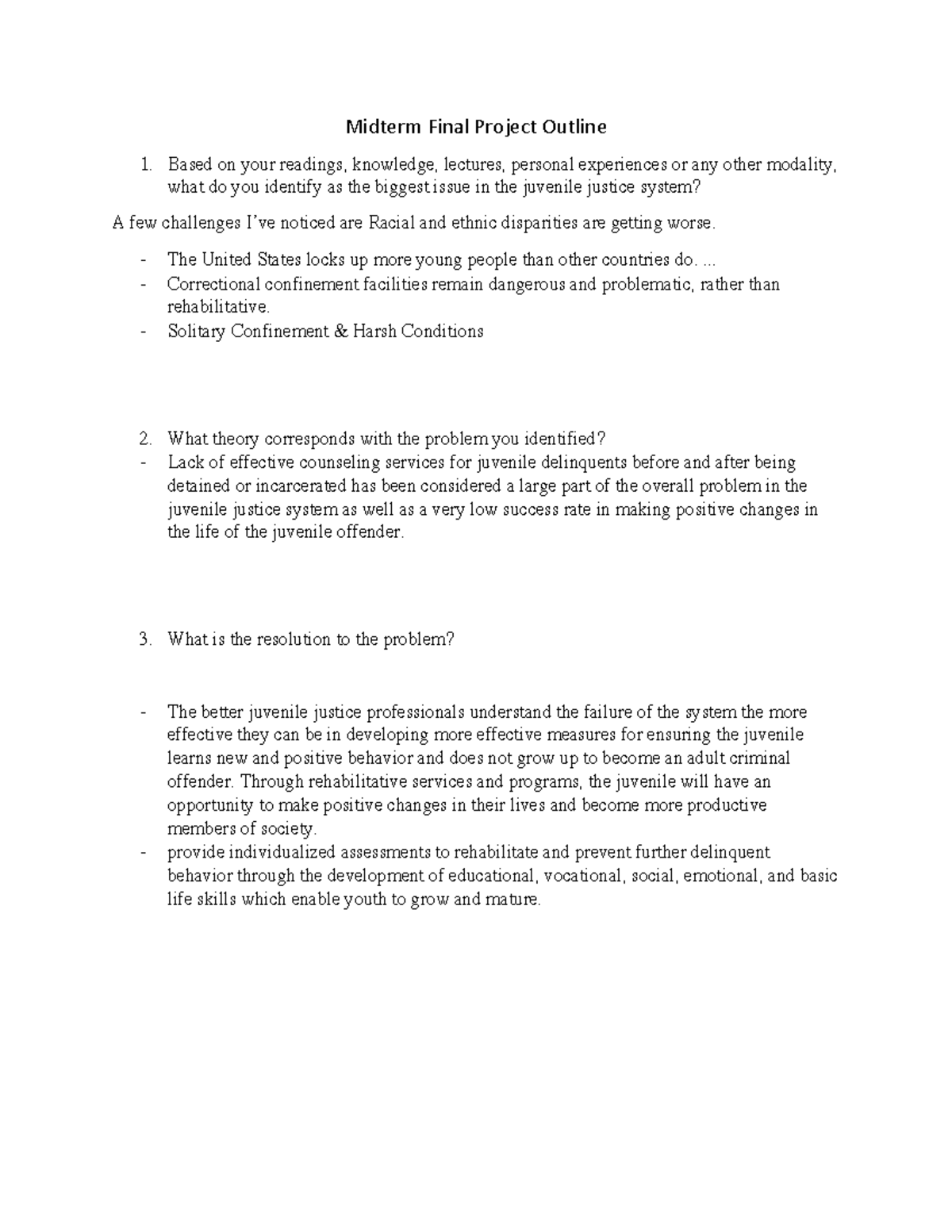 Midterm Worksheet 350 - An outline of some sort - Midterm Final Project ...
