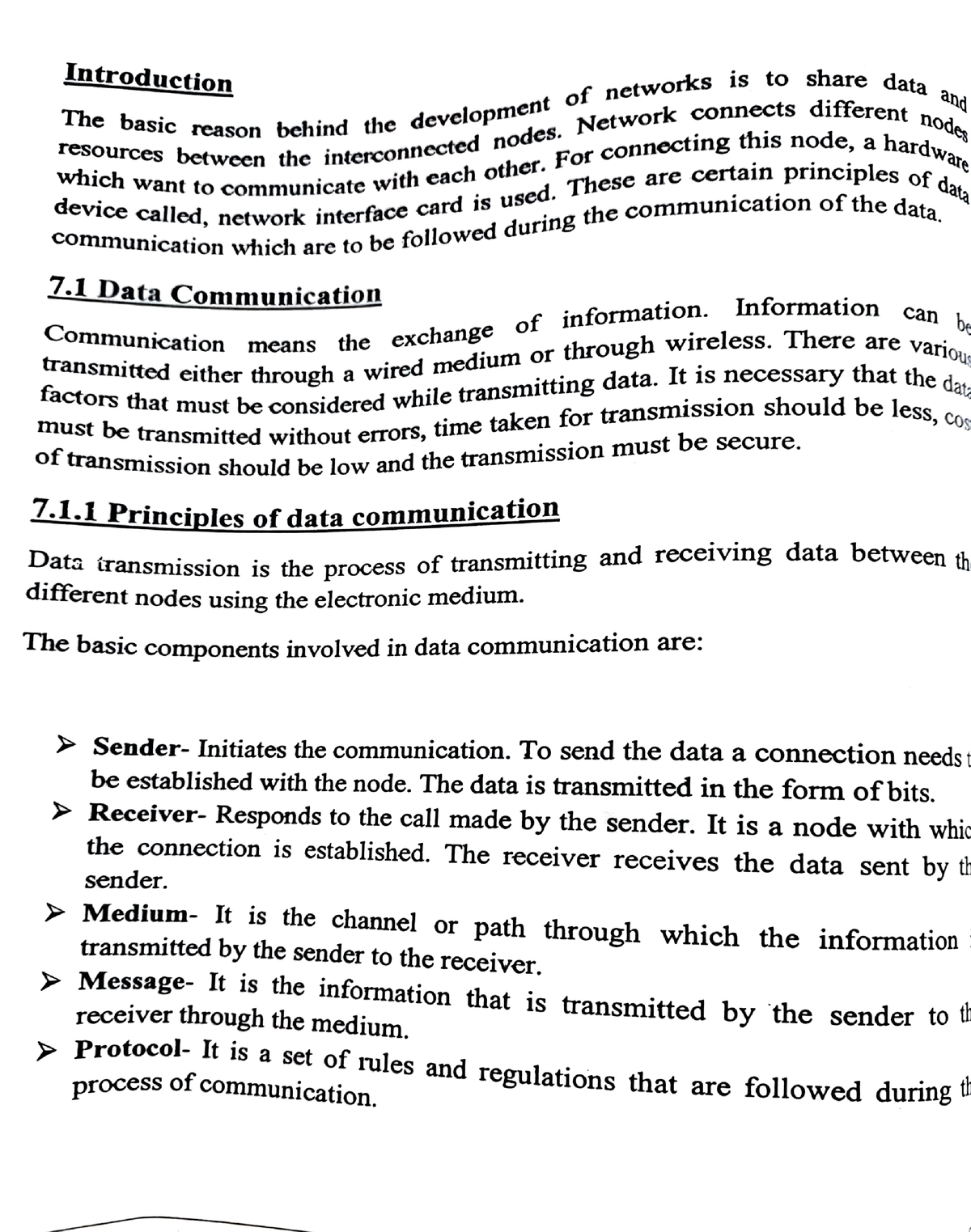 data communication essay