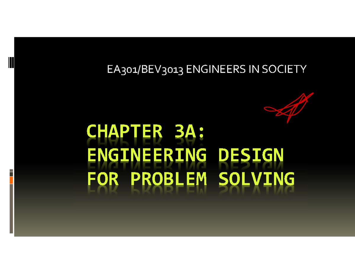 Chapter 3 - ............. - CHAPTER 3A: ENGINEERING DESIGN FOR PROBLEM ...