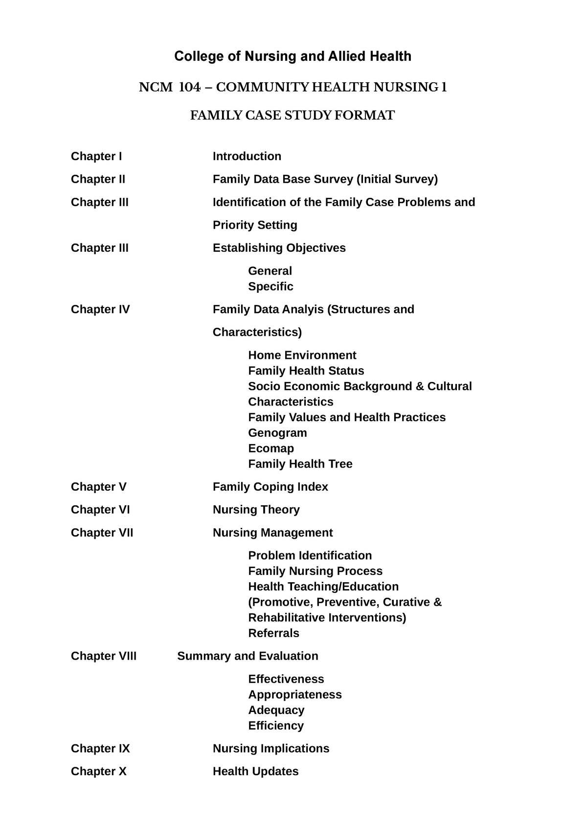 family case study in community health nursing slideshare