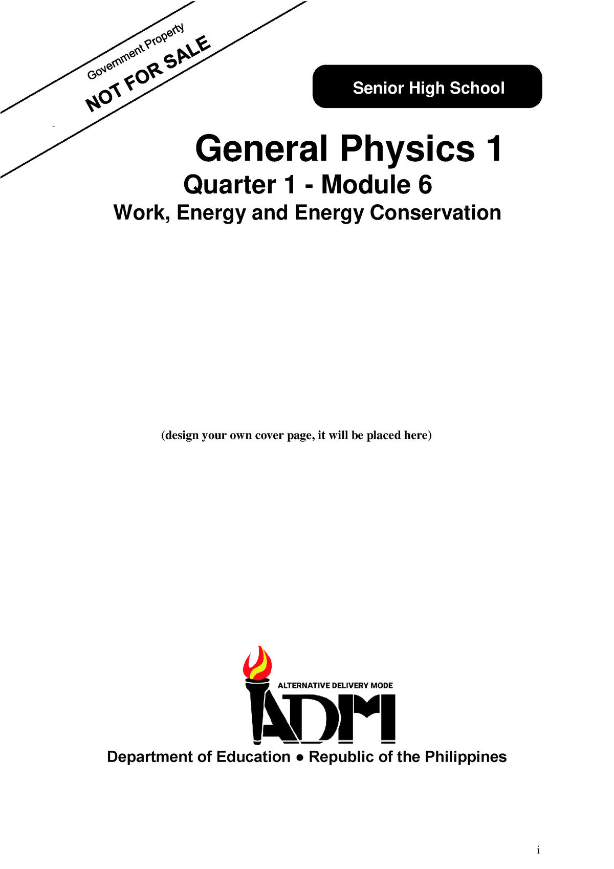 General Phyics 1 12 Q1 Mod6 Work Energy-and-Energy-Conservation Version ...