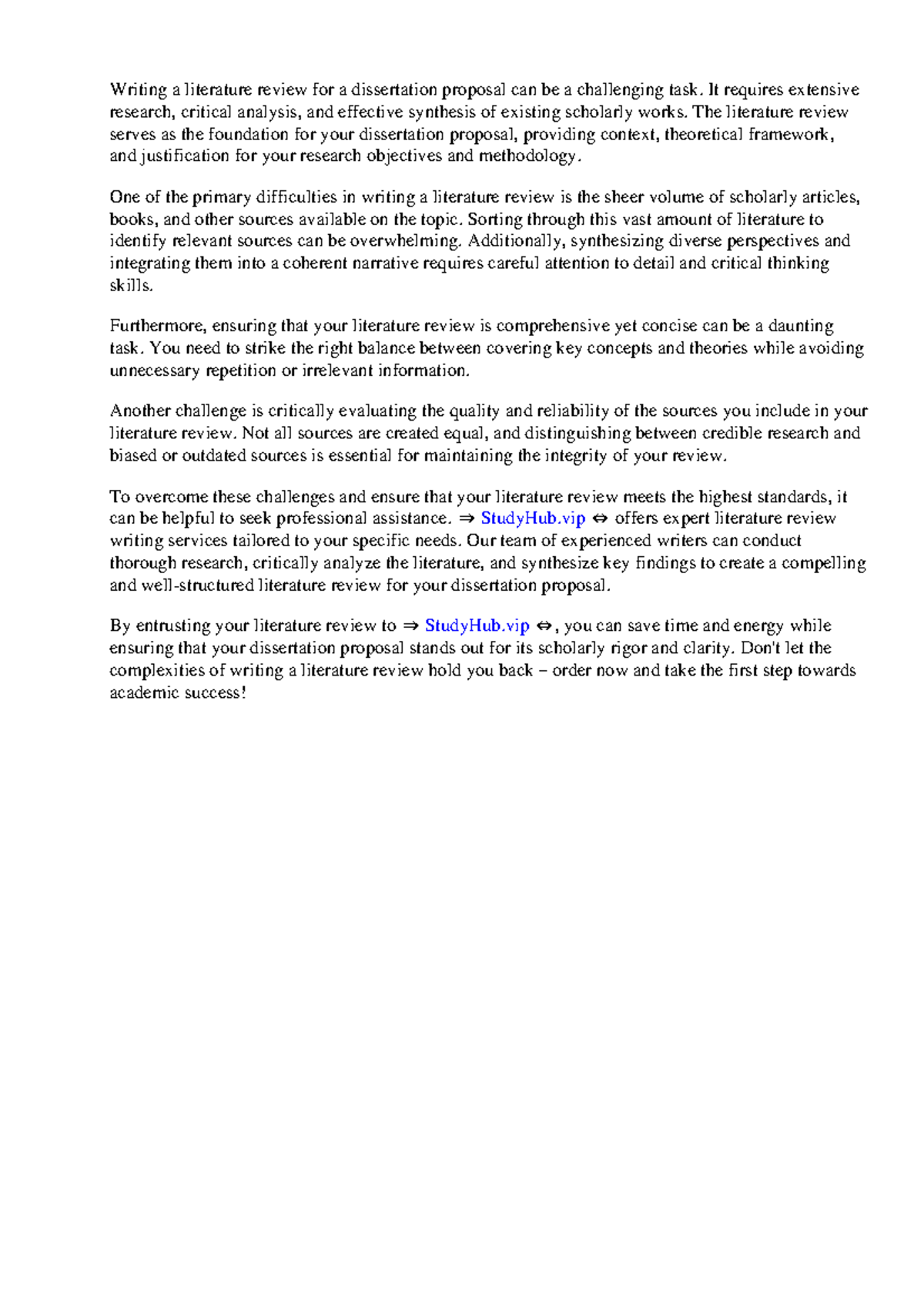 How To Write Literature Review For Dissertation Proposal - Writing a ...