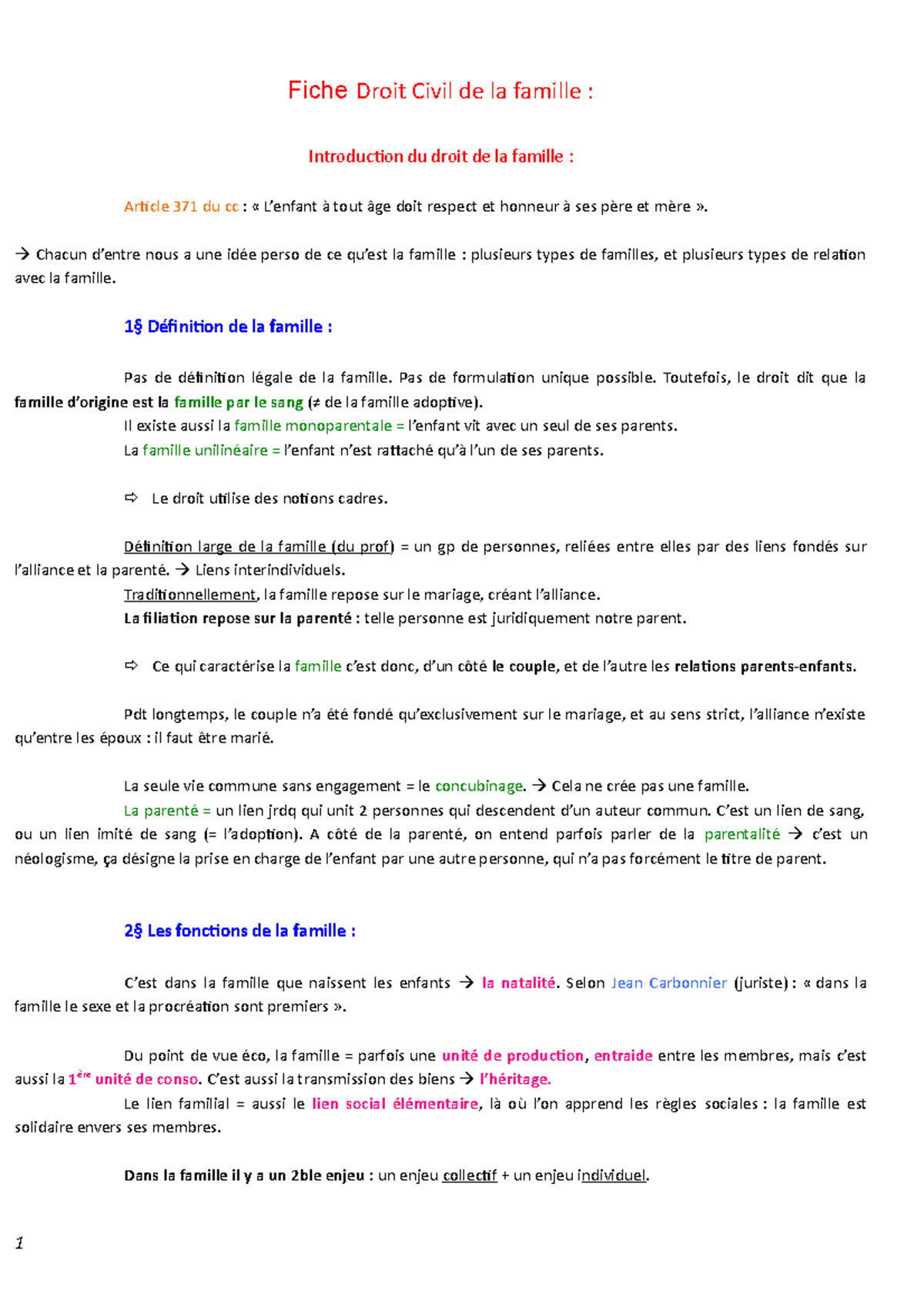 Fiche Droit Civil De La Famille Fiche Droit Civil De La Famille