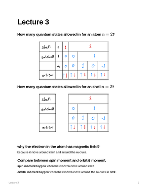 Atomic Lecture 1 2 - Lecture 1 & 2 Q1) when does newton model failed ...
