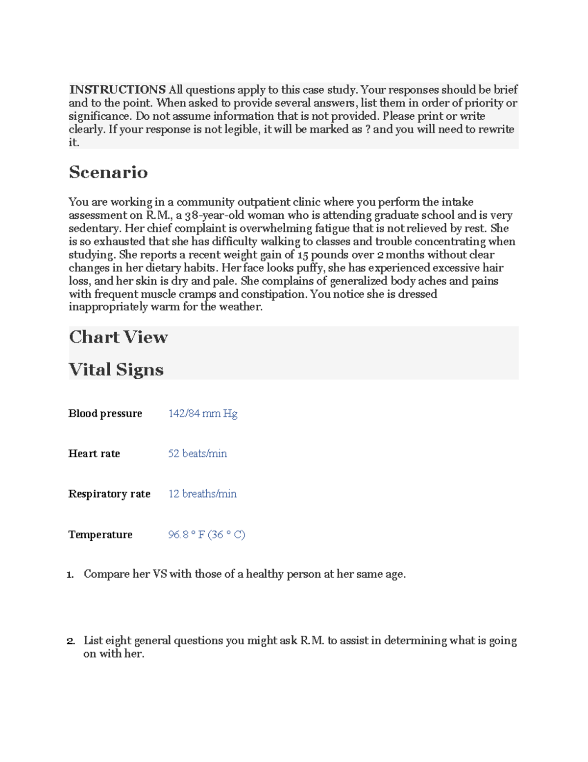 winningham's case study 31 answers