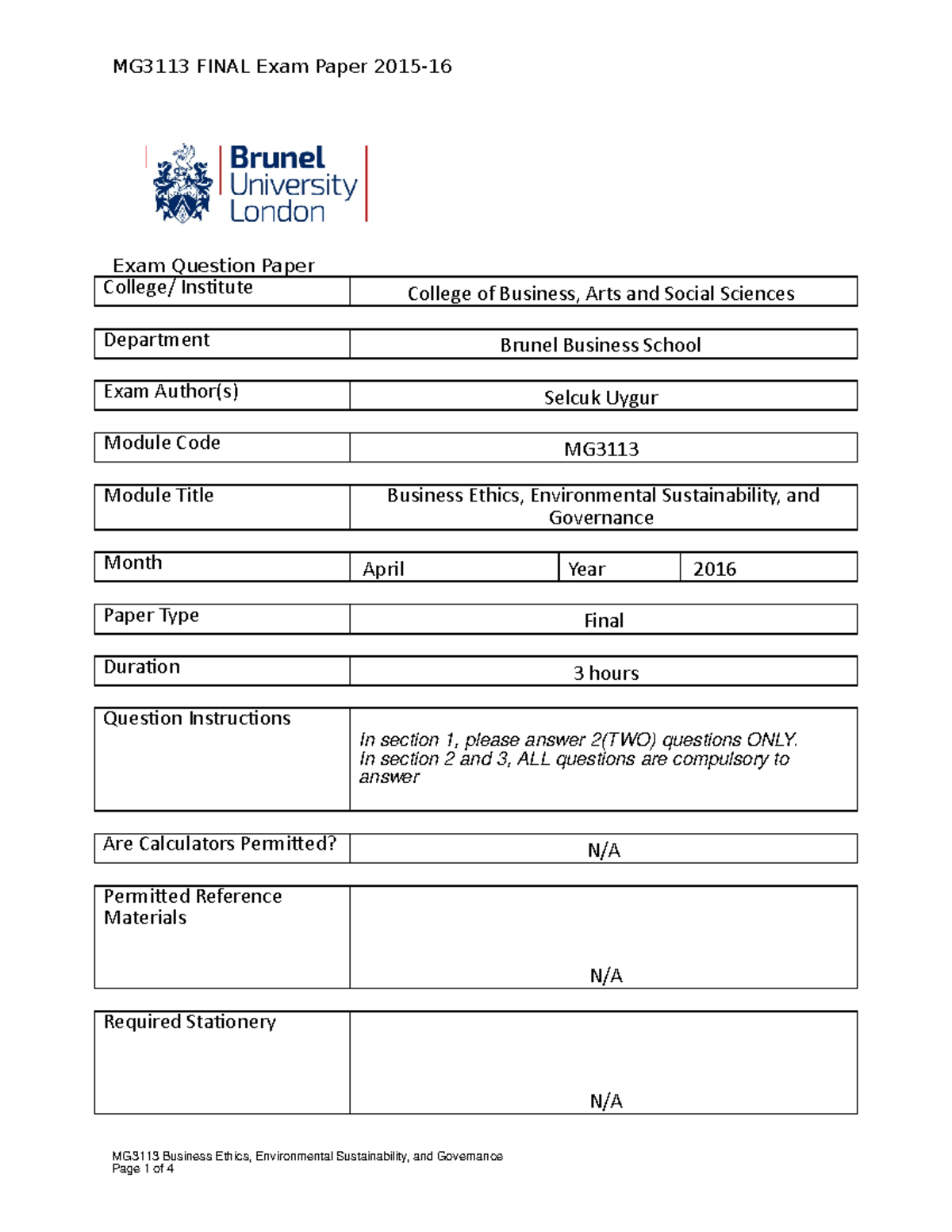 exam-april-2016-questions-exam-question-paper-college-institute