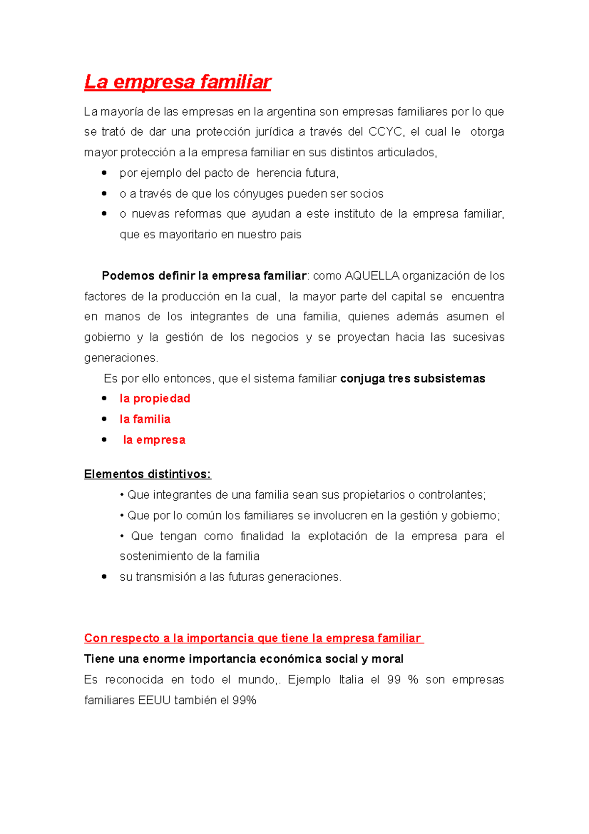 MI TEMA - Empresa Familiar - La empresa familiar La mayoría de las ...