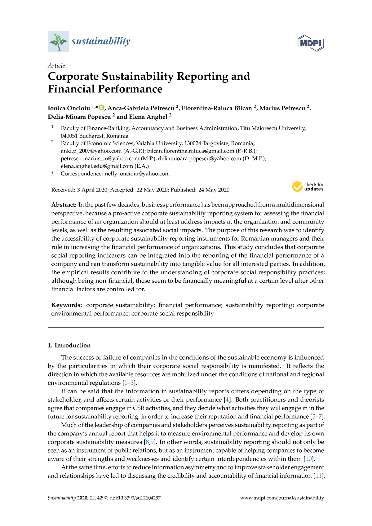 phd thesis on sustainability reporting