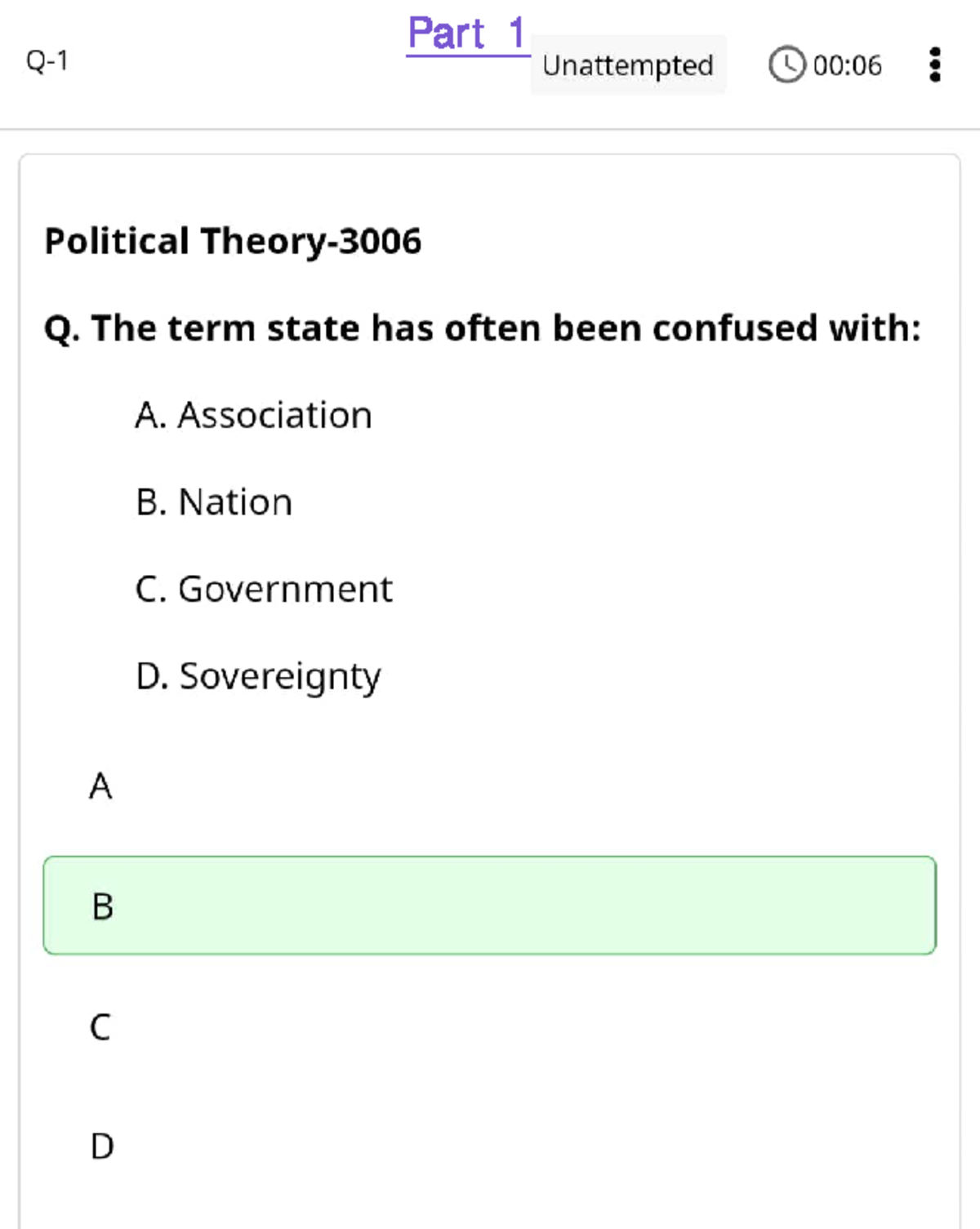 Test 8 - BA Political Science All Units MCQs also helpful for UGC NET ...