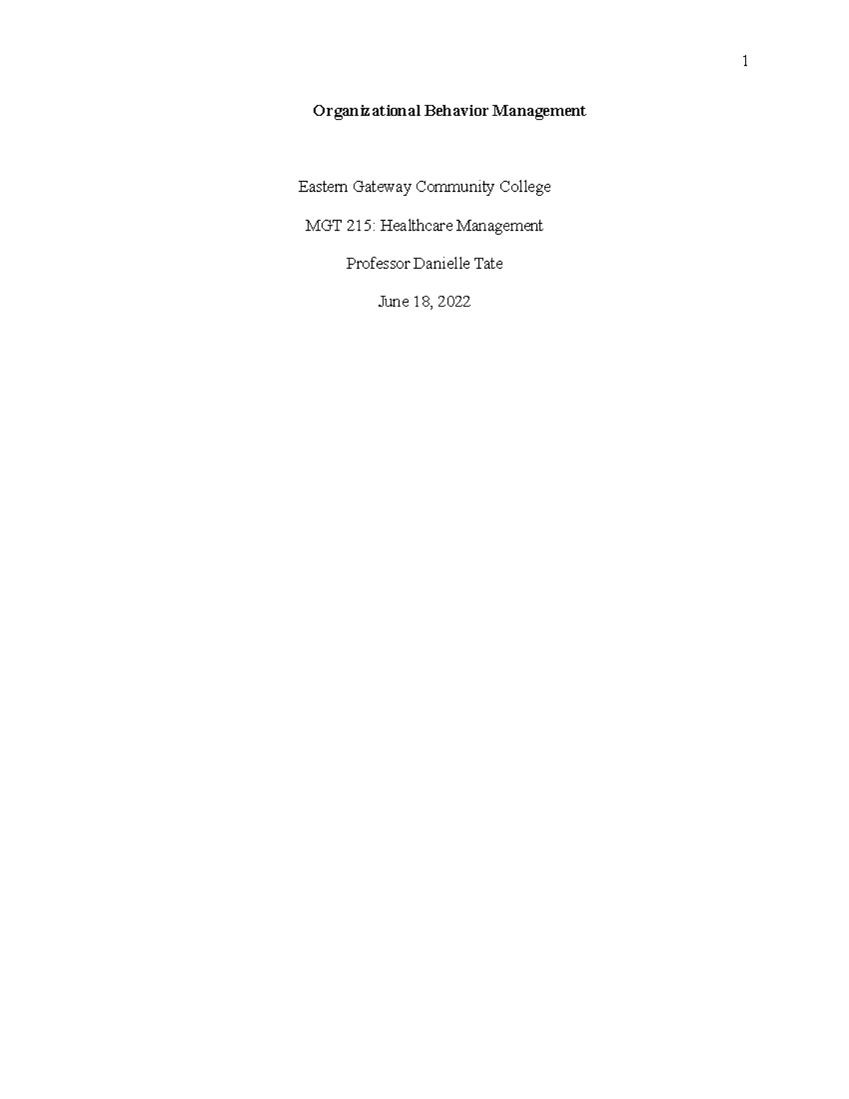 organizational-behavior-management-in-healthcare-studocu