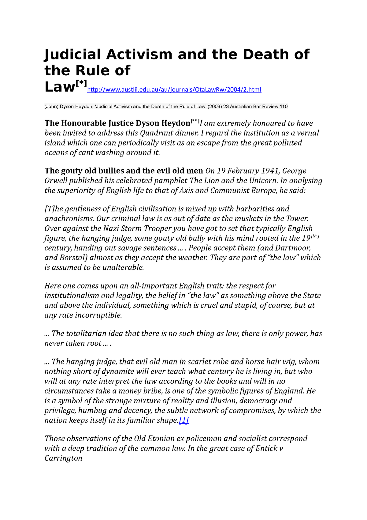 judicial-activism-and-the-death-of-the-rule-of-law-heydon-judicial