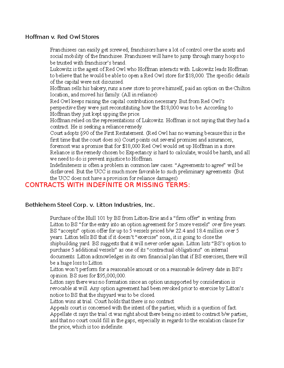 contracts-law-outline-1-hoffman-v-red-owl-stores-franchisees-can