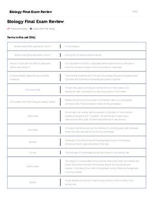 BIOL1406TEST 2 Study Guide - BIOL 1406 EXAM STUDY GUIDE – TEST 2 ...