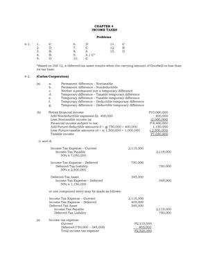 IA3 - Chapter 5 - EMPLOYEE BENEFITS Problems ####### 2 X 500 1, E. F ...