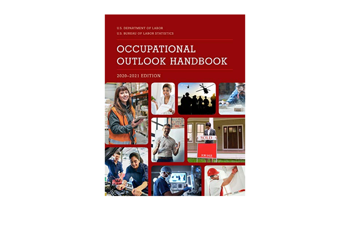 Download PDF Occupational Outlook Handbook 2020 2021 Occupational ...