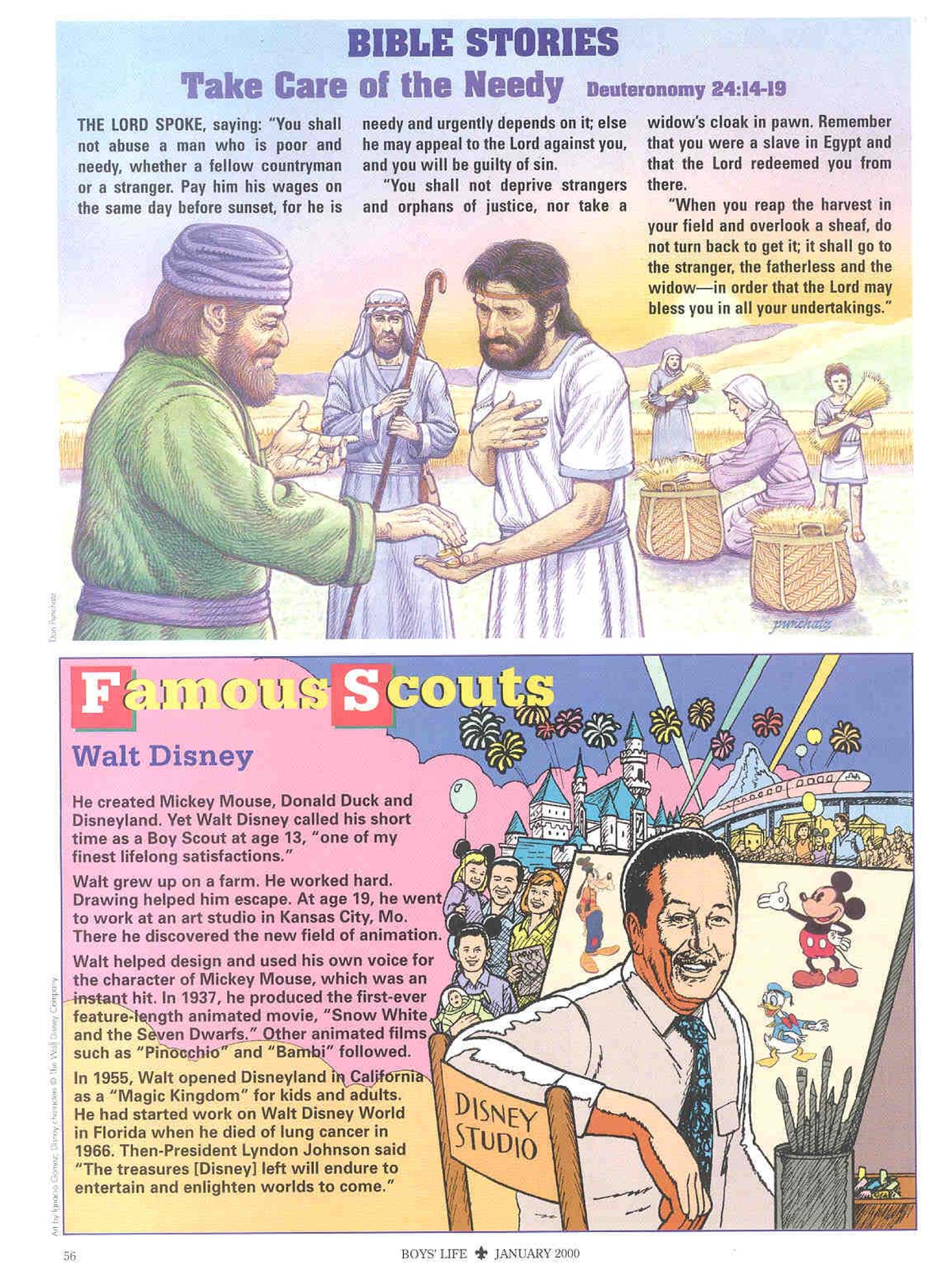Walt Disney - nice - BIBLE STORIES Take Care of the Needy Deuteronomy ...