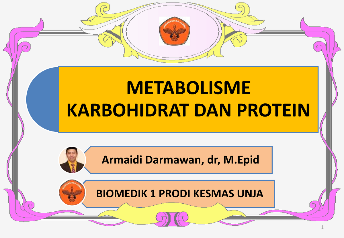 4. Metabolisme Karbohidrat DAN Protein - METABOLISME KARBOHIDRAT DAN ...