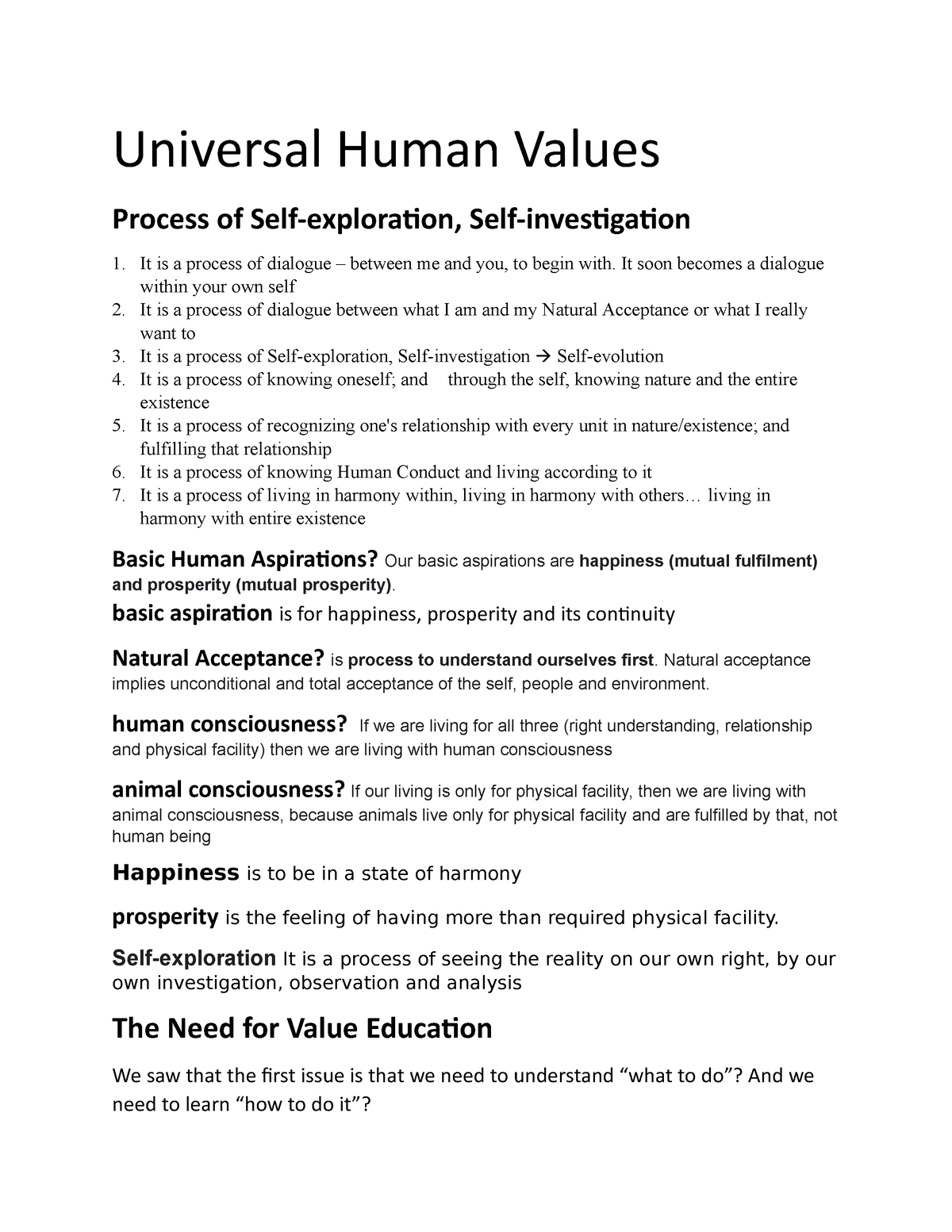 universal-human-values-universal-human-values-process-of-self