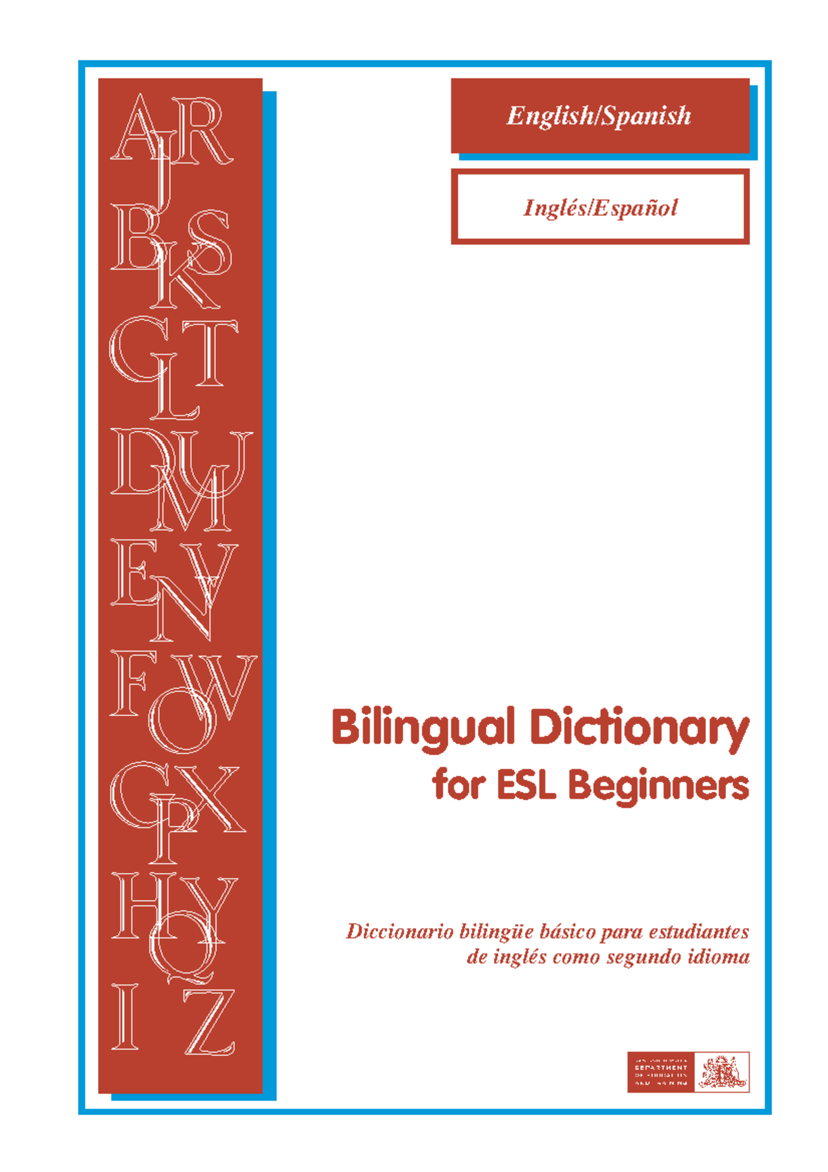 Eald bilingual dictionary spanish Bilingual Dictionary for ESL Beginners Diccionario bilingüe