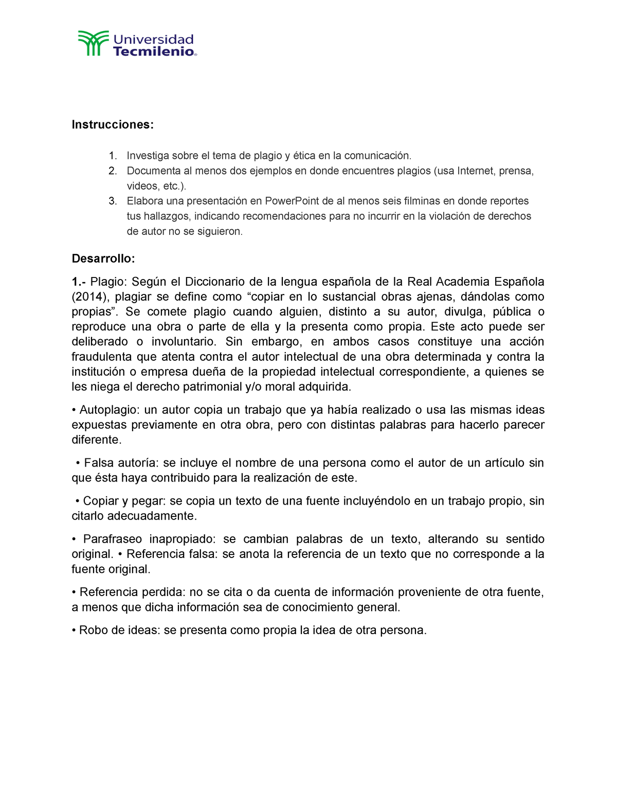 Semana#03 Comunicacion Efectiva - Parte 1 Investiga sobre el tema de plagio  y ética en la - Studocu