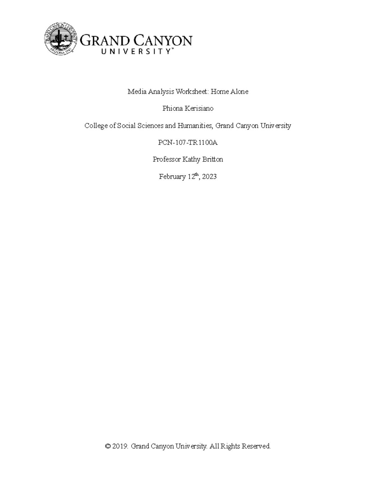 Pcn107 T2 Media Analysis Worksheet Media Analysis Worksheet Home