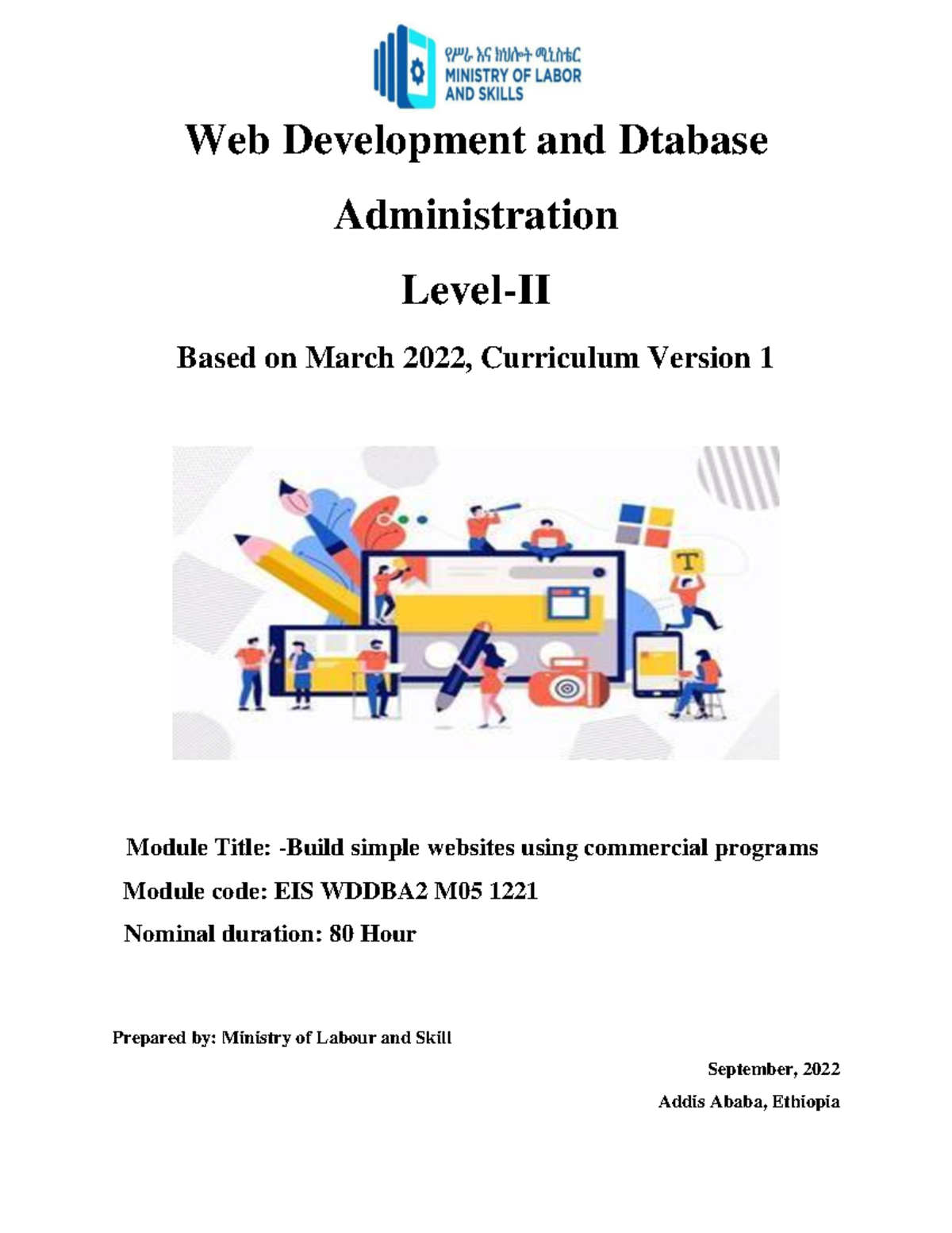 M05- Build simple websites - Web Development and Dtabase Administration ...