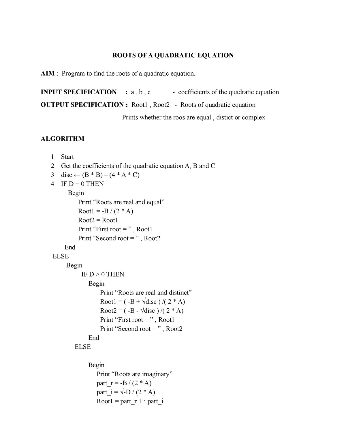 cprograms-121210002949-phpapp-02-roots-of-a-quadratic-equation-aim