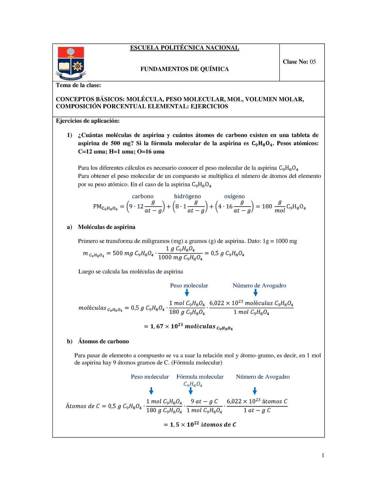 Tema 4 B Ejercicios Resueltos Conceptos Básicos Parte 2 - ESCUELA ...