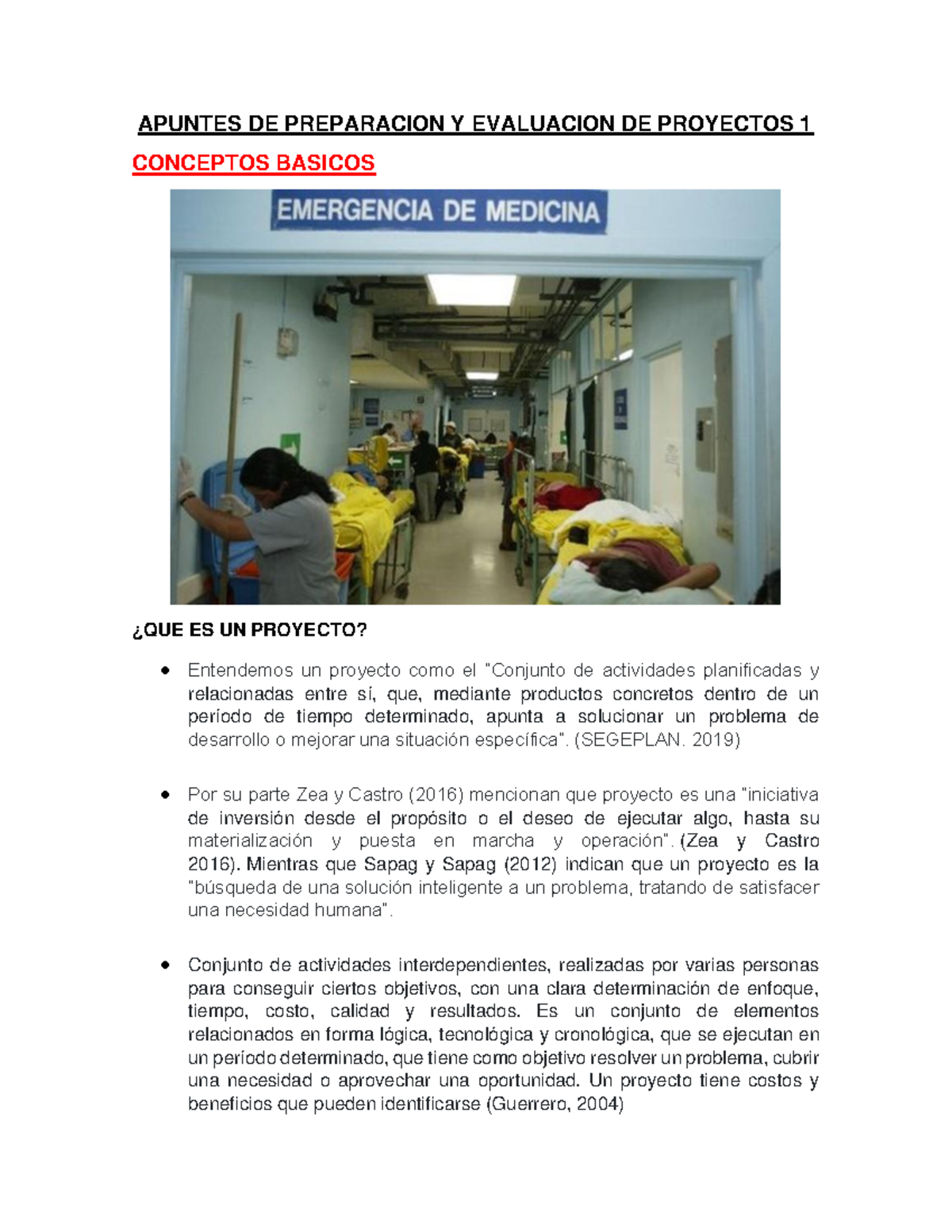 Apuntes De Preparacion Y Evaluacion De Proyectos 1 Apuntes De Preparacion Y Evaluacion De 9847