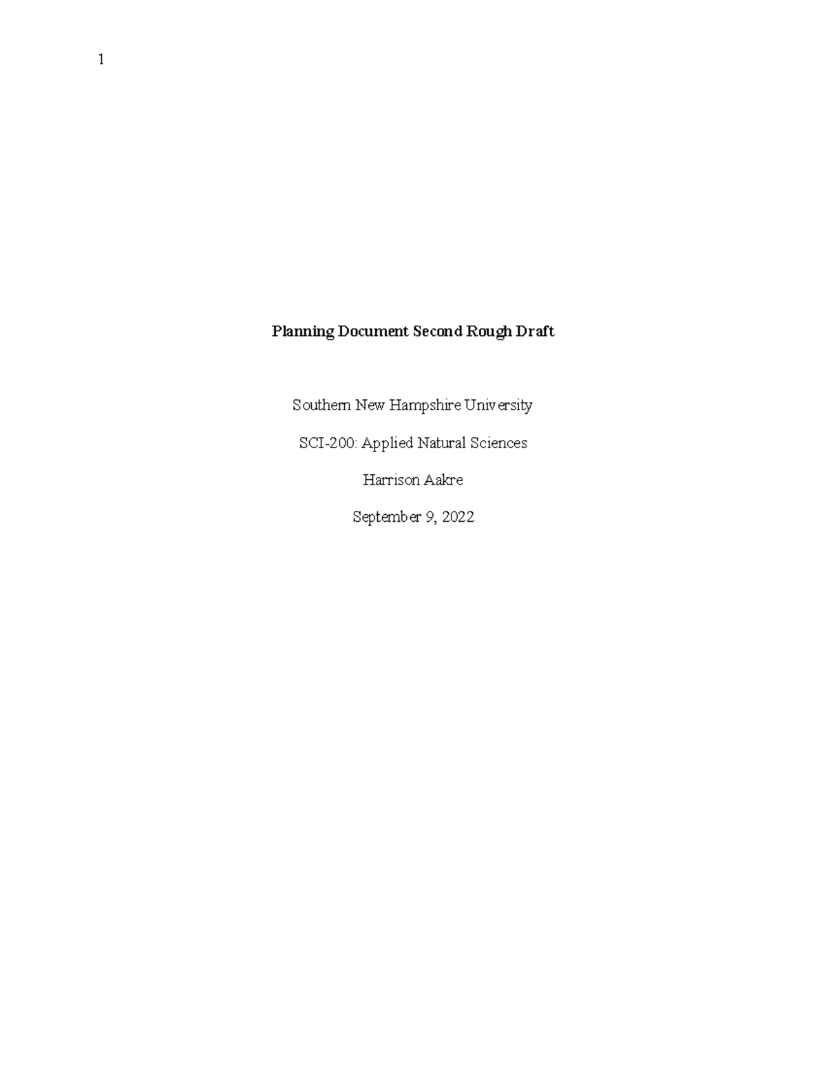 Planning Document Second Rough Draft - Planning Document Second Rough ...