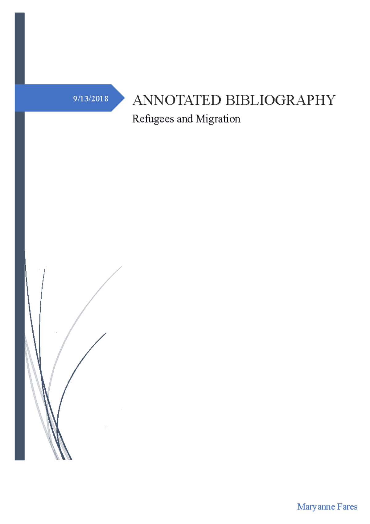 1. Annotated Bibliography - LAW - MQ - Studocu