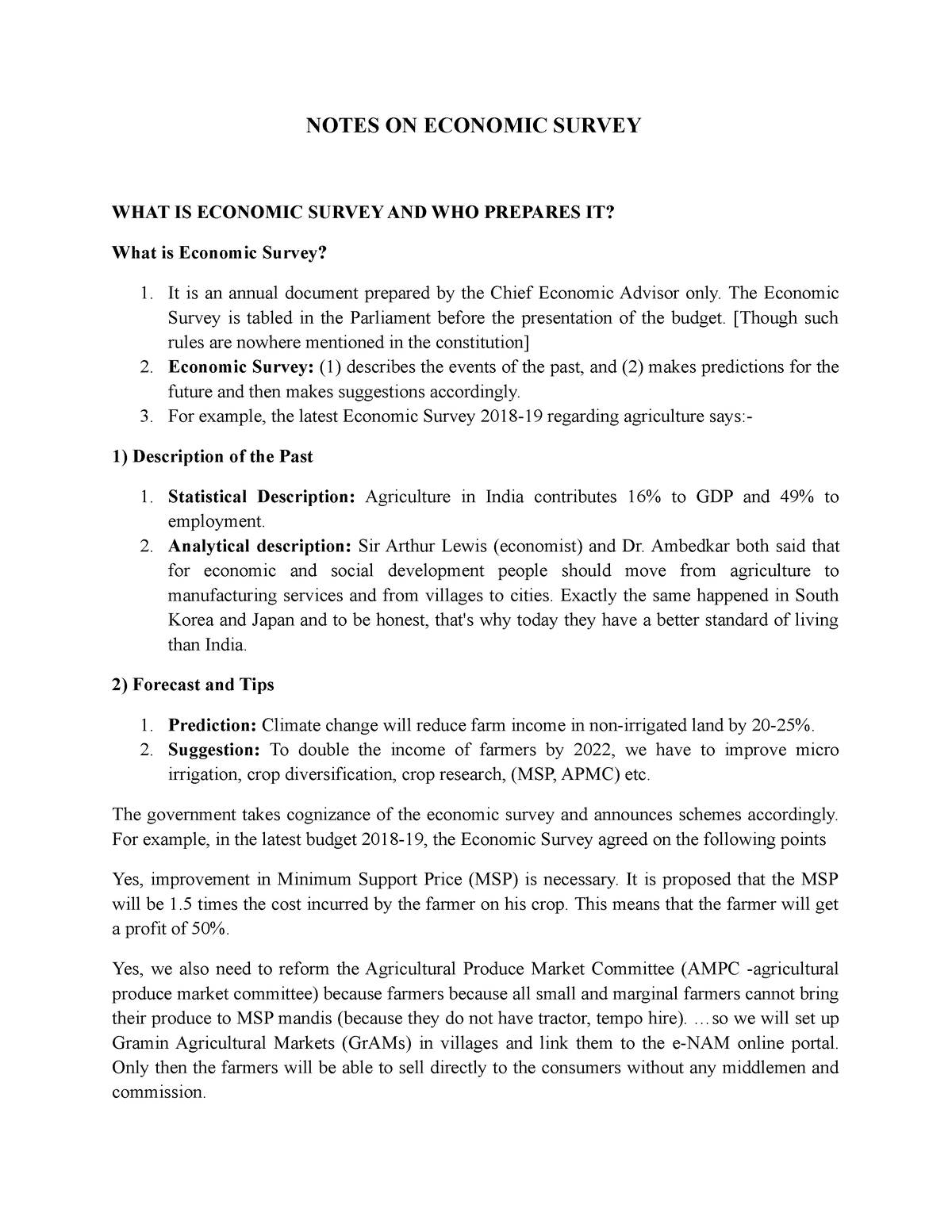 notes-on-economic-survey-notes-on-economic-survey-what-is-economic