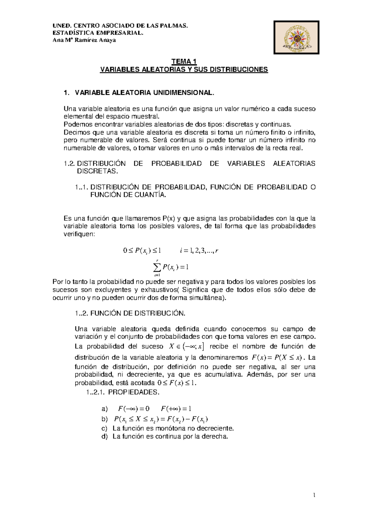 Estadistica Empresarial Ade Resumenes Y Ejemplos Studocu