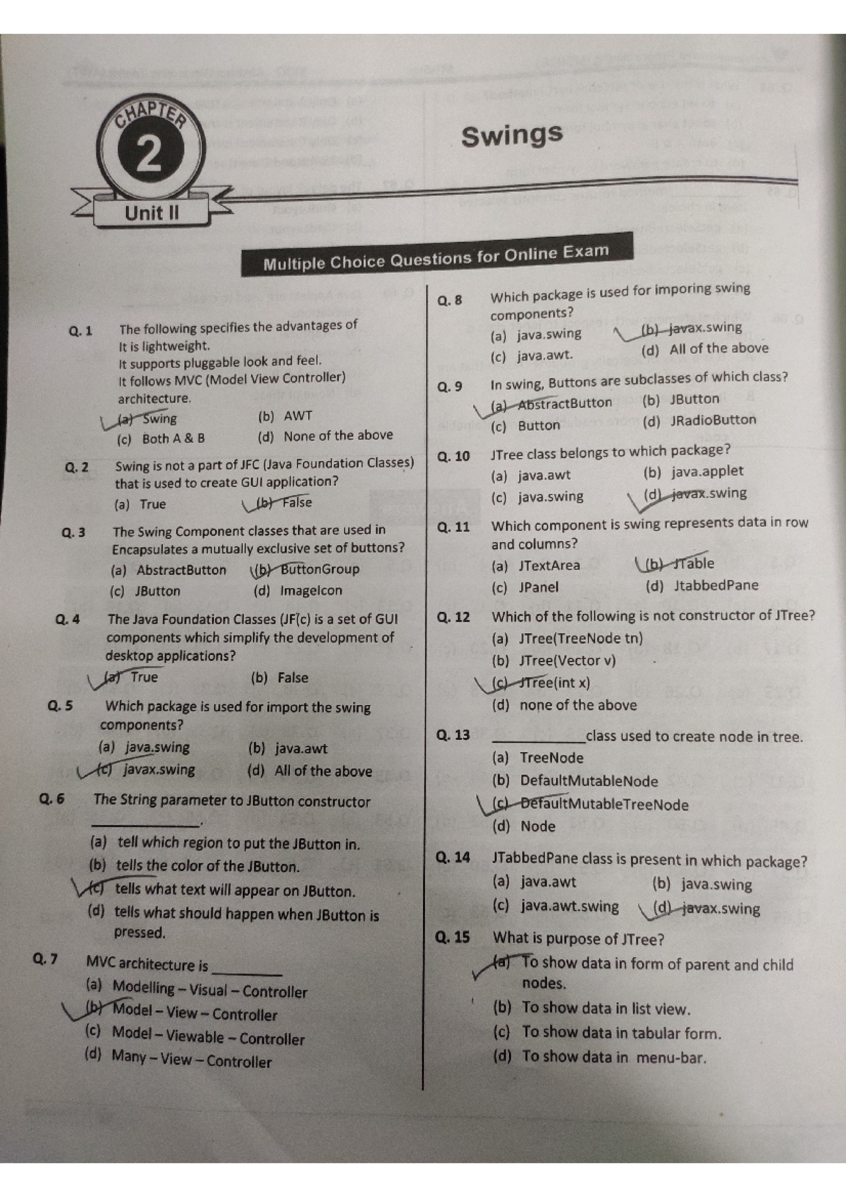 Chp 2-Ajp Mcq-Book - mcq for java chp 2 - Advanced Java Programming ...