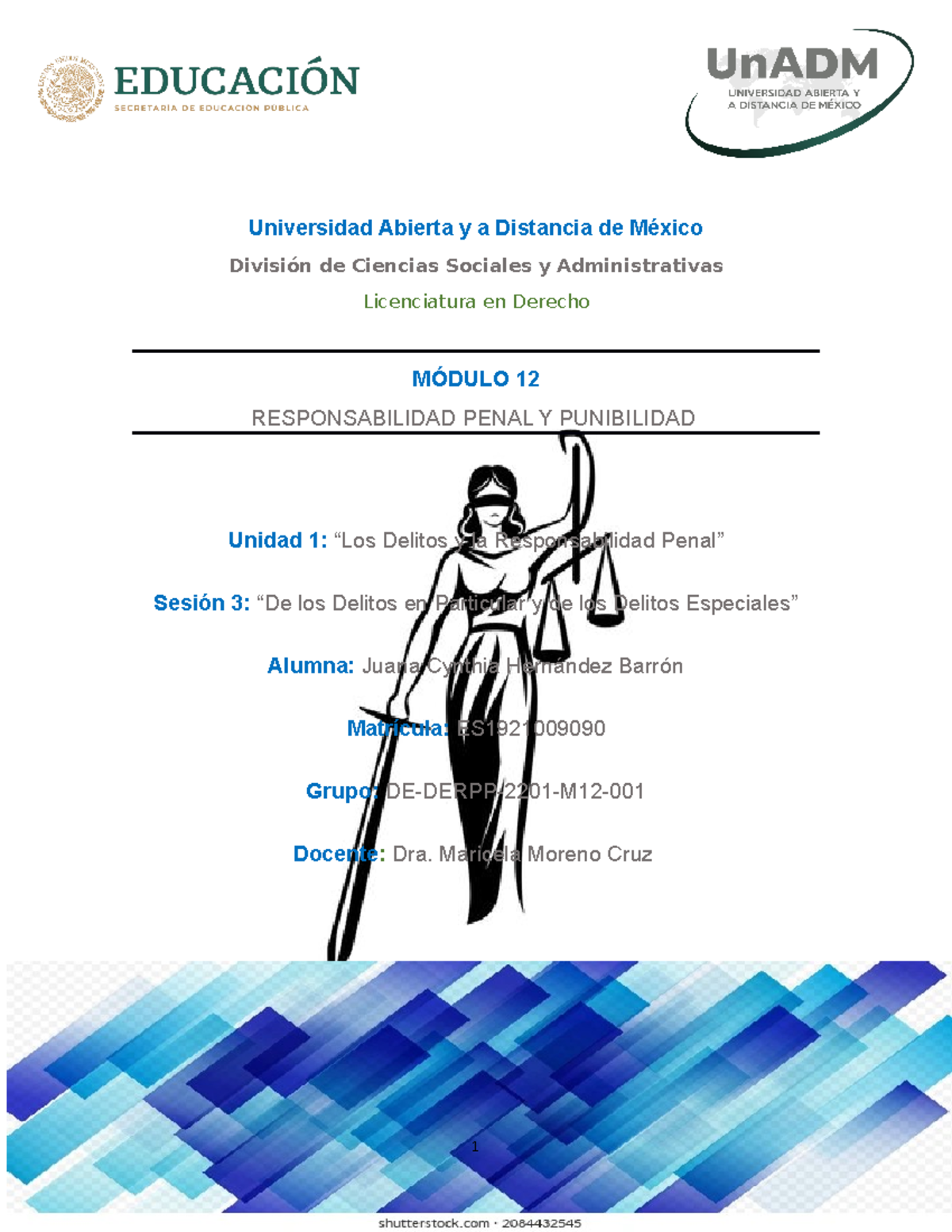 M12 U1 S3 JUHB - responsabilidad penal y punibilidad - Universidad ...
