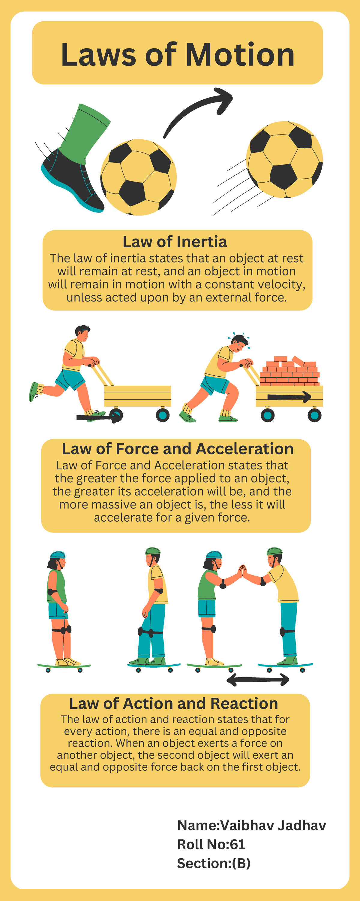 Laws of Motion - phyics - Laws of Motion Law of Inertia The law of ...