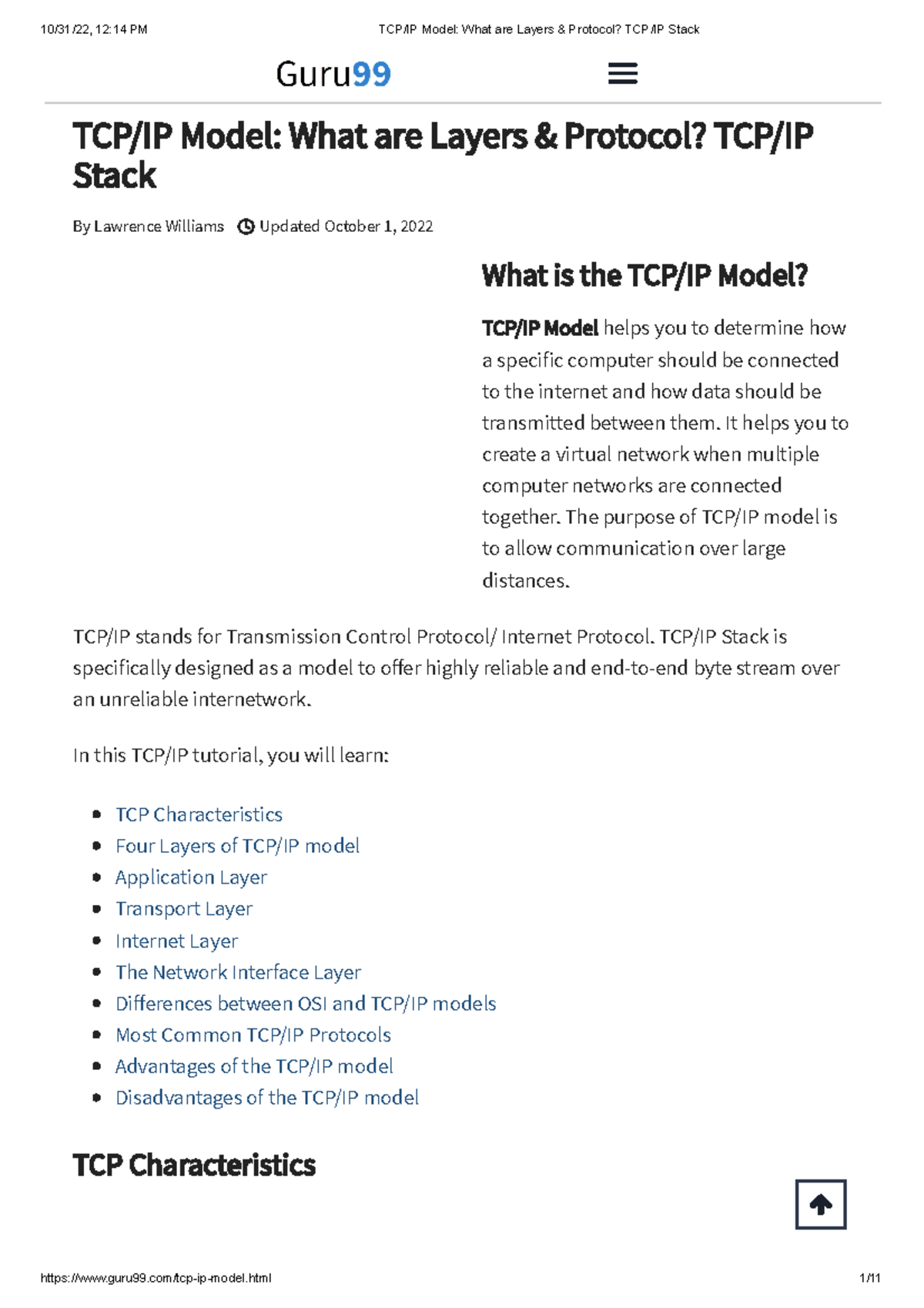 TCP IP Model What are Layers & Protocol TCP IP Stack - TCP/IP Model ...