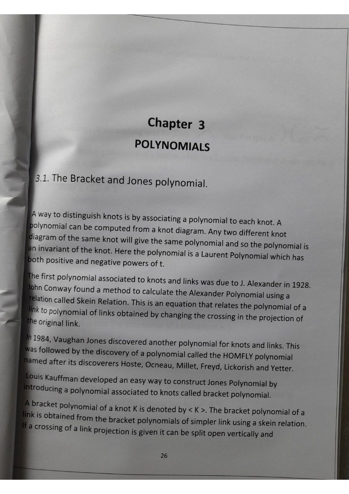 Chapter 3 Polynomials - M.Sc.Mathematics - Studocu