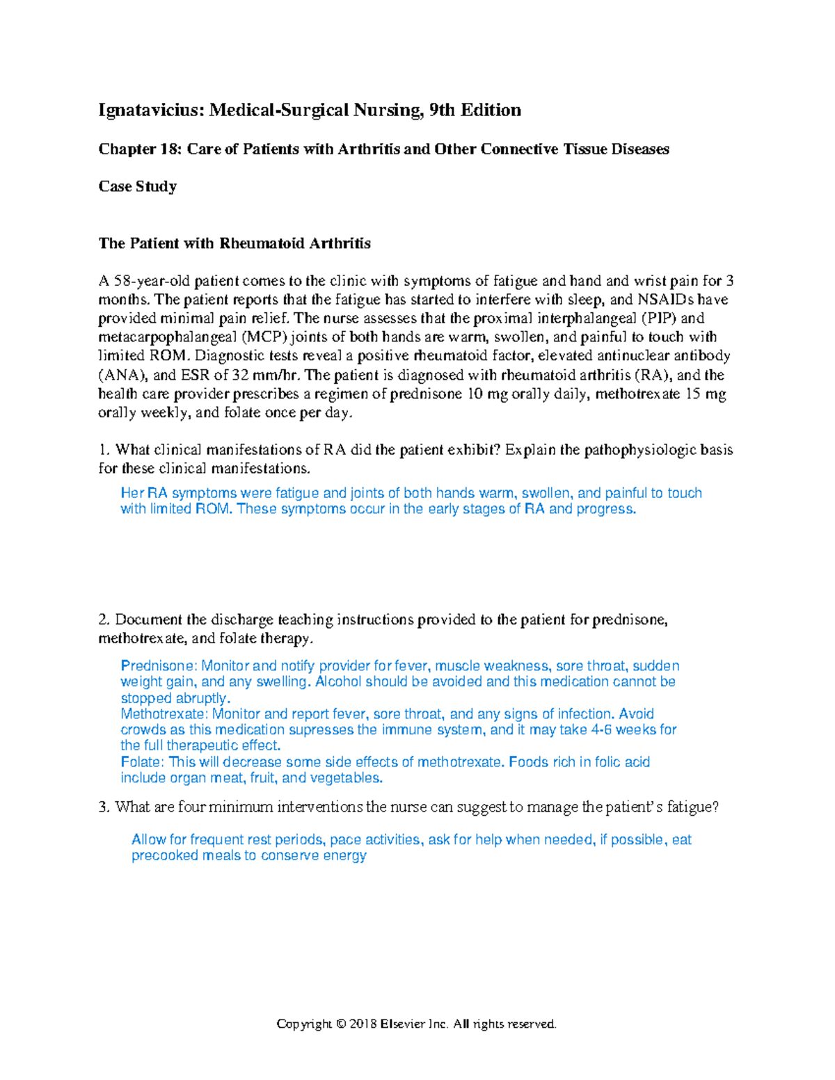 assignment chapter 18 case study diets for disease prevention