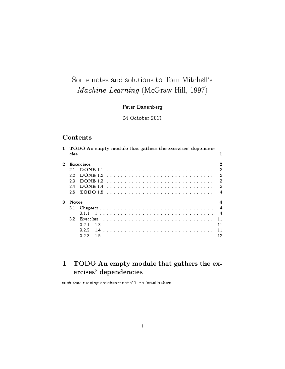 Tom m mitchell machine learning