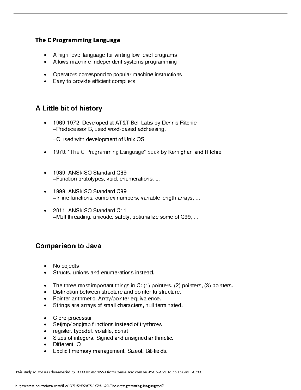 cs-1025-l20-the-c-programming-language-the-c-programming-language-a