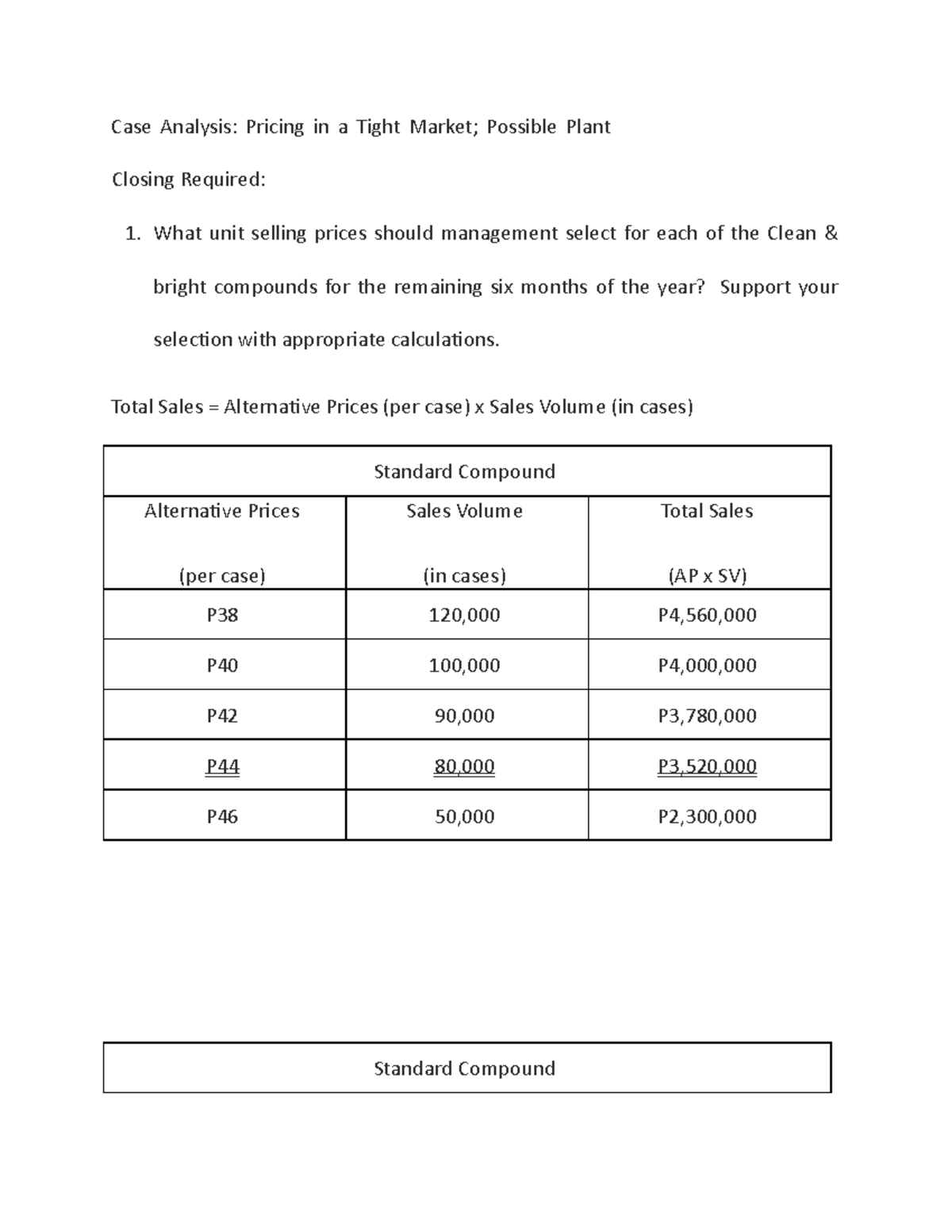 lecture-notes-pricing-case-analysis-pricing-in-a-tight-market