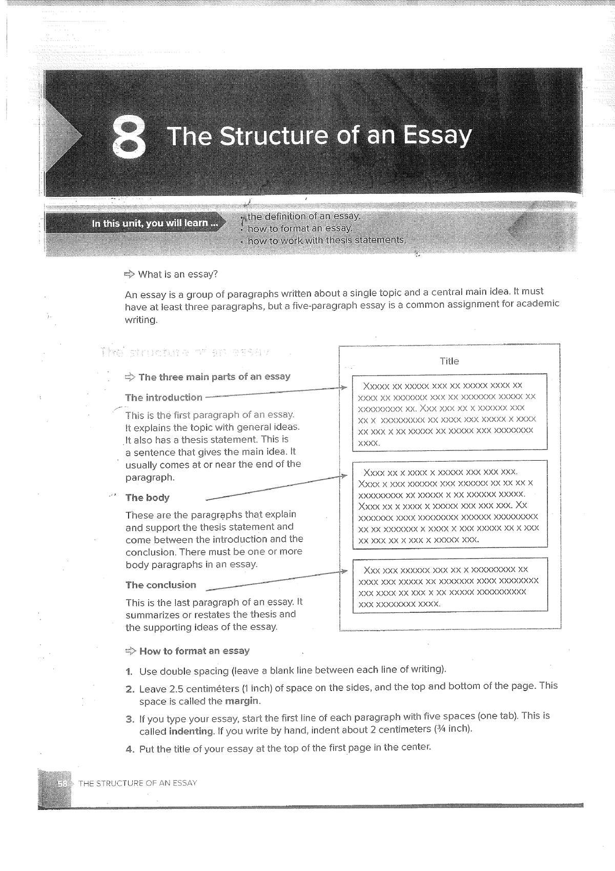 essay structure 8 summit answer key