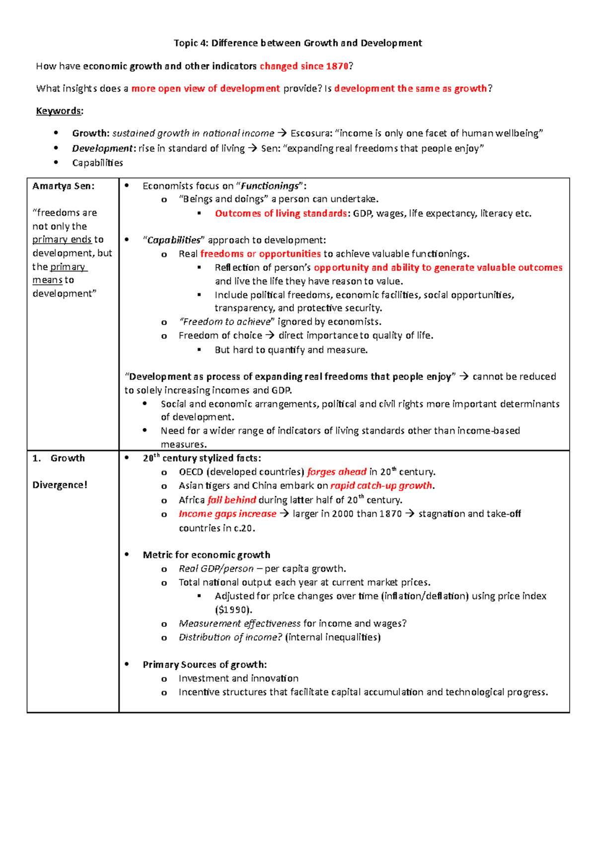 [Topic 4] Difference between Growth and Development - Topic 4 ...